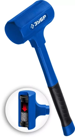 ЗУБР БМО, 60 мм, 1800 г, безынерционный молоток, Профессионал (2049-1800) купить в Нефтеюганске