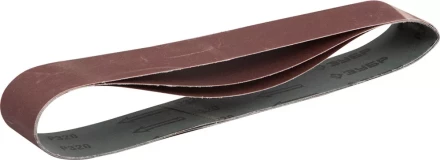 Лента шлифовальная универсальная ЗУБР &quot;МАСТЕР&quot; бесконечная на тканевой основе, для ЗТШМ-150/686, P320, 50х686мм, 3шт 35546-320 купить в Нефтеюганске