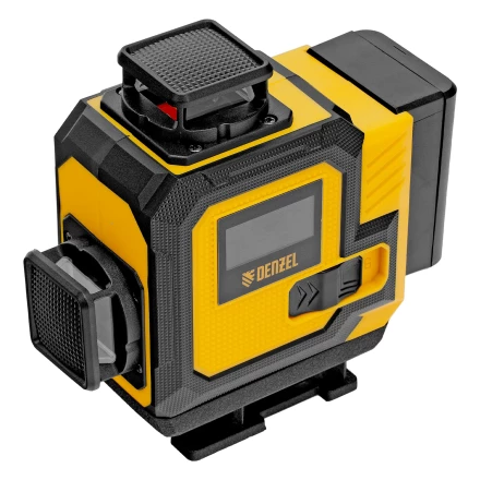 Лазерный уровень мультипризменный DLV-360-4C, 30 м, зеленый луч, Li-Ion 2,4 Aч, кейс// Denzel 35081 купить в Нефтеюганске