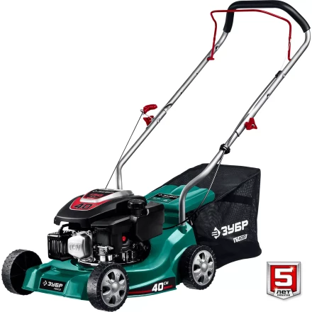ЗУБР 400 мм, 3.5 л.с., бензиновая газонокосилка (ГБ-400) купить в Нефтеюганске