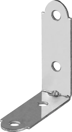 ЗУБР УМ-1.5, 40 x 40 x 17 x 1.5 мм, белый цинк, узкий мебельный уголок (31032-40) купить в Нефтеюганске