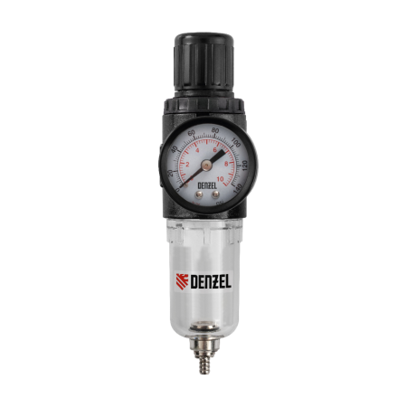 Фильтр-регулятор Denzel FR1500, 10 бар, 1500 л/мин, 1/4&quot;, 57459 купить в Нефтеюганске