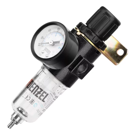 Фильтр-регулятор Denzel FR1500, 10 бар, 1500 л/мин, 1/4&quot;, 57459 купить в Нефтеюганске