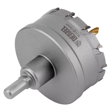 Коронка по металлу твердосплавная, 73 мм Denzel 724021 купить в Нефтеюганске