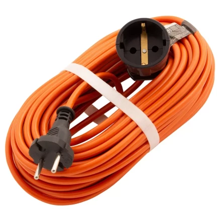 Удлинитель-шнур силовой Сибртех 20 м, 6А, тип УХз6, ПВС, 1 розетка без заземления 95812 купить в Нефтеюганске