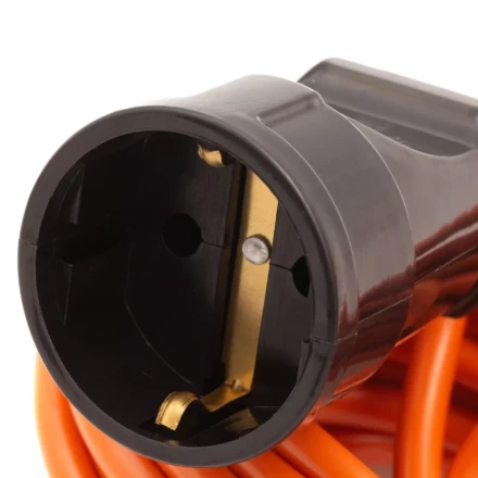 Удлинитель-шнур силовой Сибртех 20 м, 6А, тип УХз6, ПВС, 1 розетка без заземления 95812 купить в Нефтеюганске