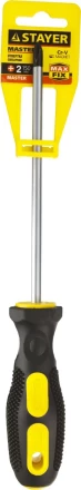 Отвертка STAYER &quot;MASTER&quot;, двухкомпонентная рукоятка, магнитный наконечник, PH2x150мм 2510-2-15_z01 купить в Нефтеюганске