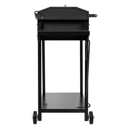 Мангал сварной на колесах Camping Palisad 69686, 662 х 390 х 152/805 мм, сталь 2 мм, кочерга в комплекте, купить в Нефтеюганске