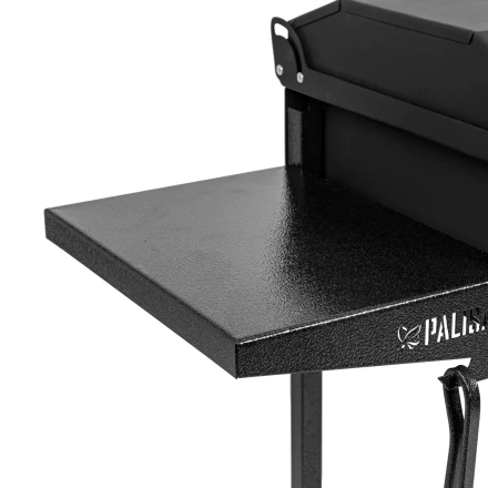 Мангал сварной на колесах Camping Palisad 69686, 662 х 390 х 152/805 мм, сталь 2 мм, кочерга в комплекте, купить в Нефтеюганске