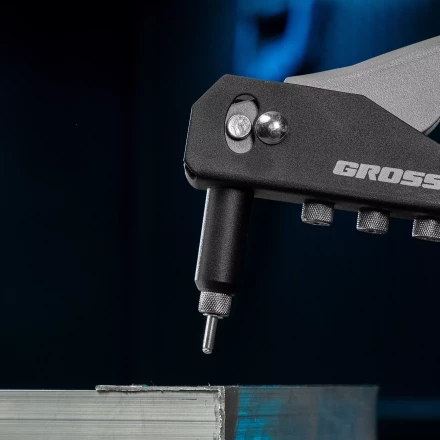 Заклепочник ручной Gross 40415, 260 мм, заклепки 2,4-3,2-4,0-4,8 мм купить в Нефтеюганске