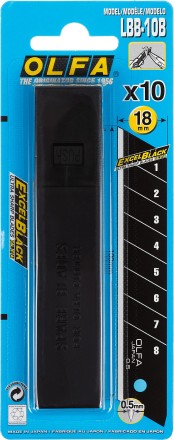 Лезвие OLFA BLACK MAX сегментированное, 18х100х0,5мм, 10шт OL-LBB-10B купить в Нефтеюганске