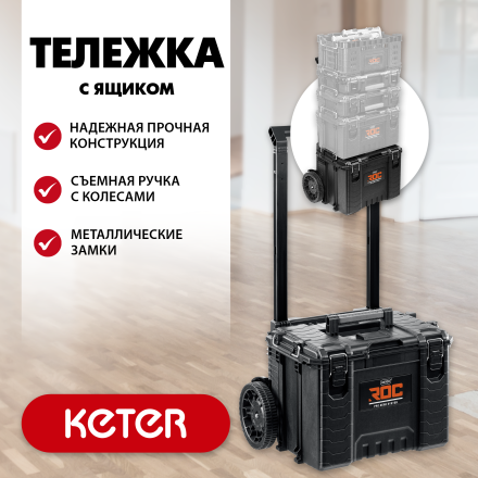 Тележка на колесах "GEAR CART", 22", KETER 38370 купить в Нефтеюганске