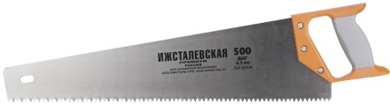 Ножовка &quot;ИЖ&quot; &quot;ПРЕМИУМ&quot; по дереву с двухкомпонентной пластиковой рукояткой, шаг 6,5мм, 500мм 1520-50-06_z01 купить в Нефтеюганске