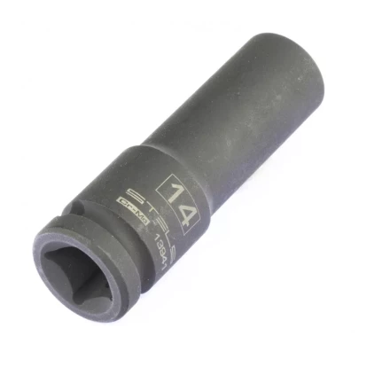 Головка ударная удлиненная шестигранная 14 мм 1/2&quot; CrMo Stels 13941 купить в Нефтеюганске