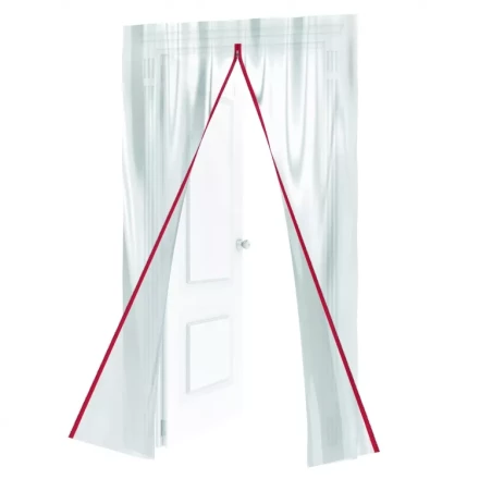 Пленочная дверь на молнии типа I 220x120cm с малярной лентой 2,5смх10м Matrix 88757 купить в Нефтеюганске