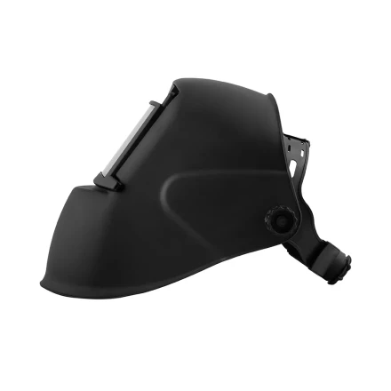 Маска сварщика ГЛАДИАТОР черная С5 FoxWeld с откидным стеклом купить в Нефтеюганске