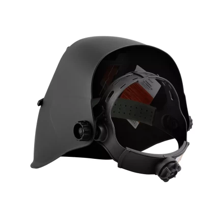 Маска сварщика ГЛАДИАТОР черная С5 FoxWeld с откидным стеклом купить в Нефтеюганске