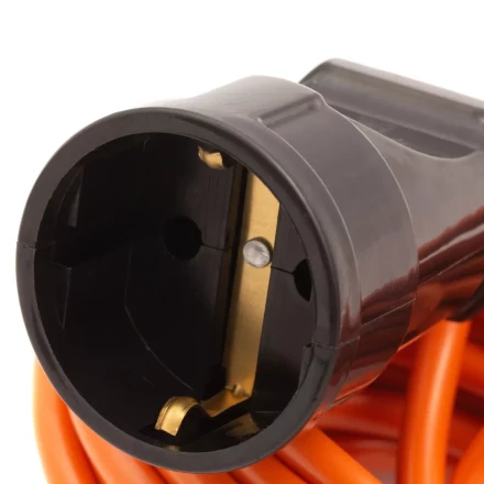 Удлинитель-шнур силовой Сибртех 30 м, 6А, тип УХз6, ПВС, 1 розетка без заземления 95813 купить в Нефтеюганске