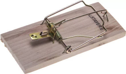 Мышеловка STAYER &quot;STANDARD&quot;, деревянное основание, средняя 40501-M купить в Нефтеюганске