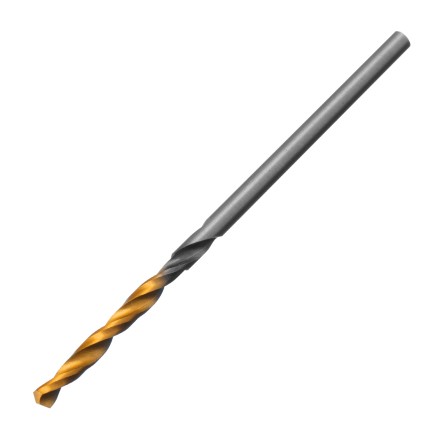 Сверло спиральное по металлу Denzel 2 x 49 мм, Р6М5, Golden Tip , 2шт., 718223 купить в Нефтеюганске