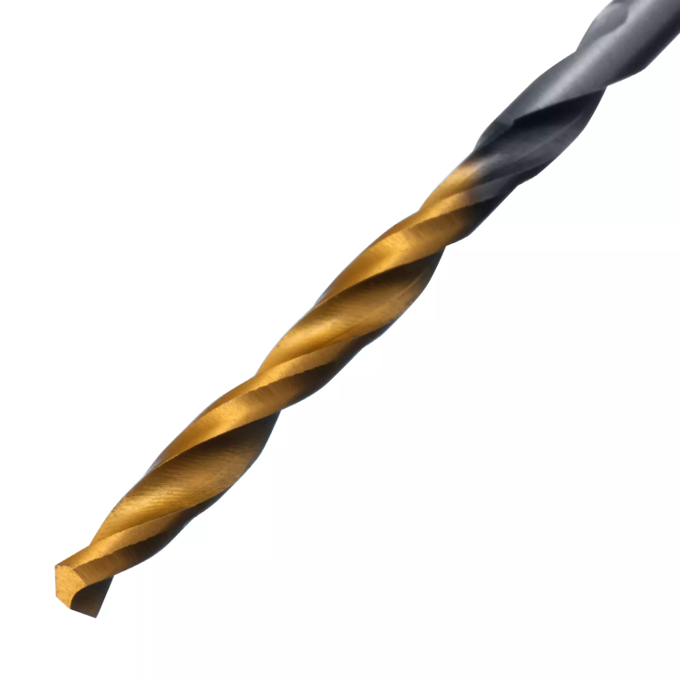 Сверло спиральное по металлу Denzel 2 x 49 мм, Р6М5, Golden Tip , 2шт., 718223 купить в Нефтеюганске