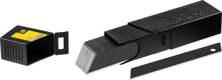 Лезвие OLFA BLACK MAX сегментированное, 8 сегментов, 18х100х0,5мм, 50шт OL-LBB-50B купить в Нефтеюганске
