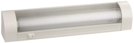 Светильник люминесцентный СВЕТОЗАР модель &quot;СЛУ-110&quot; с плафоном и выключателем, угловой, лампа Т8, 402x54x74мм, 10Вт SV-57587-10 купить в Нефтеюганске