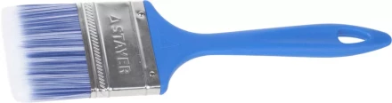 Кисть STAYER "MASTER" "АQUA" плоская для воднодисперсионных и акриловых ЛКМ, искусств щетина, пластмас ручка, 2,5"/63мм 01072-63 купить в Нефтеюганске
