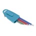 Набор ключей имбусовых TORX-TT T10-T50 магнит S2 экстра-длинные хром/краска 9 шт Gross 16402 купить в Нефтеюганске
