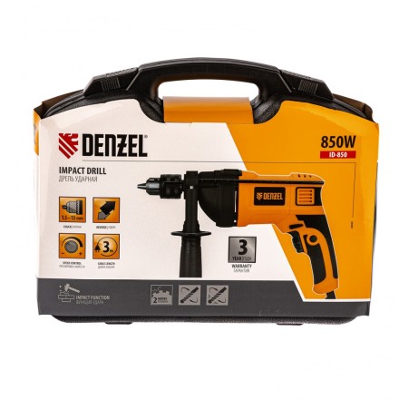 Дрель ударная ID-850 Denzel 26309 купить в Нефтеюганске