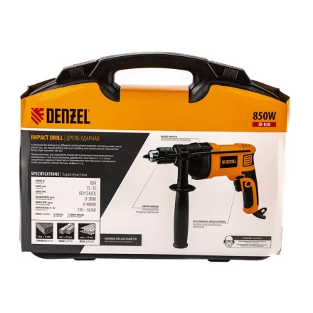Дрель ударная ID-850 Denzel 26309 купить в Нефтеюганске