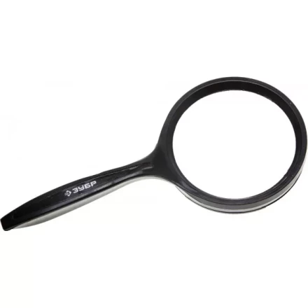 Лупа ЗУБР &quot;МАСТЕР&quot; для чтения, 3-х/5-ти кратное увеличение, диаметр линзы 75мм 40540-75 купить в Нефтеюганске