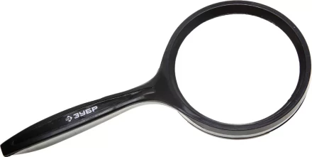 Лупа ЗУБР &quot;МАСТЕР&quot; для чтения, 3-х/5-ти кратное увеличение, диаметр линзы 75мм 40540-75 купить в Нефтеюганске