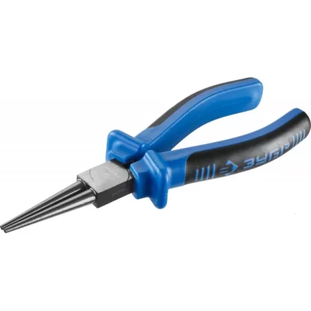 Круглогубцы ЗУБР, особостойкое спец. покрытие Н12Х1 (никель/хром), двухкомпонентные рукоятки, 160мм 2201-8-16_z01 купить в Нефтеюганске