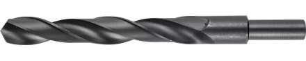 Сверло ЗУБР "ТЕХНИК" по металлу парооксидированное, быстрорежущая сталь, с проточенным хвостовиком, 17х184мм, 1шт 4-29605-184-17 купить в Нефтеюганске
