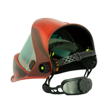 Маска сварщика Корунд МЕГА красная ф-р MEGA LED в коробке купить в Нефтеюганске