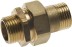 Соединитель GENERAL FITTINGS прямой с накидной гайкой, латунь, ш/ш, 1/2&quot; 51037-S/S-1/2 купить в Нефтеюганске