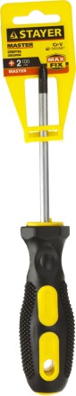 Отвертка STAYER &quot;MASTER&quot;, двухкомпонентная рукоятка, магнитный наконечник, PH2x100мм 2510-2-10_z01 купить в Нефтеюганске