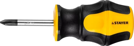 Отвертка STAYER &quot;MASTER&quot; &quot;HERCULES&quot;, Сr-V, противоскользящая рукоятка, PH1x38мм 25052-38-1_z02 купить в Нефтеюганске