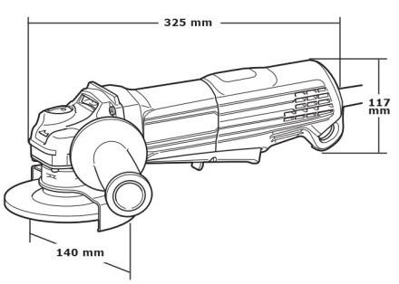 Шлифмашина угловая MAKITA GA5050R купить в Нефтеюганске