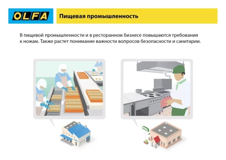 Лезвие OLFA, трапециевидное для SK-12 OL-SKB-2S/10B купить в Нефтеюганске