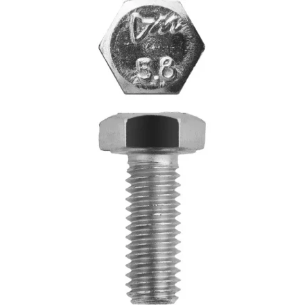 Болт ЗУБР &quot;МАСТЕР&quot; с шестигранной головкой, ГОСТ 7798-70, класс прочности 5.8, оцинкованный, M6x12мм, 5кг 303080-06-012 купить в Нефтеюганске