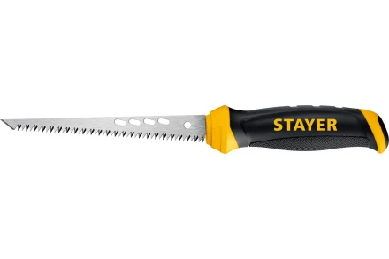 STAYER 160 мм, выкружная ножовка по гипсокартону, Professional, 8TPI, 15173_z02 купить в Нефтеюганске