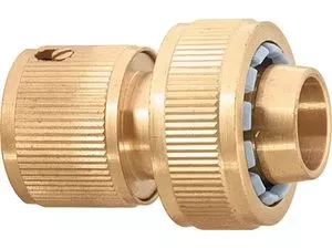 Соединитель латунный быстросъемный для шланга 3/4&quot; аквастоп  PALISAD 66265 купить в Нефтеюганске