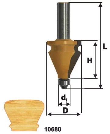 Фреза кром фигурная ф35х38мм хв 12мм 10680 купить в Нефтеюганске