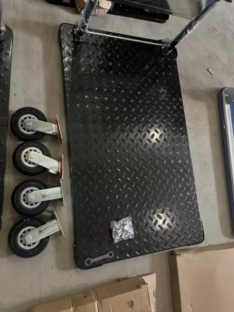 Тележка платформенная 950 кг TOR PH950 (1100х780) со складной ручкой (резиновые колеса 150 мм) 1024687 купить в Нефтеюганске