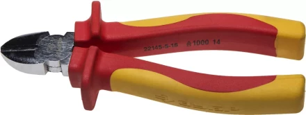 Бокорезы ЗУБР &quot;ПРОФЕССИОНАЛ&quot; &quot;ПРОФИЭЛЕКТРИК&quot;, диэлектрические, двухкомпонентная рукоятка, высоковольтные до ~1000В, 160мм 22145-5-16 купить в Нефтеюганске