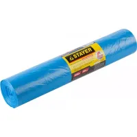 Мешки особопрочные STAYER "Comfort" для сбора мусора, голубые, 120л, 50шт 39156-120