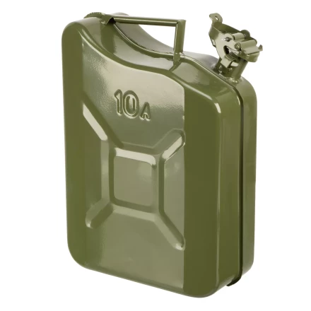 Канистра для топлива, металлическая, толщина стенок 0,8мм, 10 литров Россия 53141 купить в Нефтеюганске
