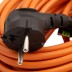 Удлинитель-шнур силовой 20 м Сибртех 95832, 16А, тип УХ16, ПВС, усиленный, 1 розетка без заземления купить в Нефтеюганске